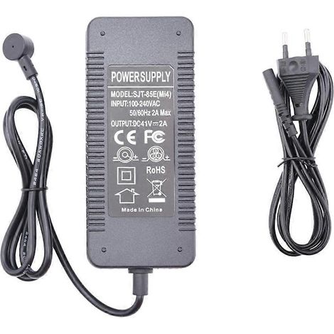 Chargeur de batterie 41 V 2 A pour trottinette électrique 4 Mi4 / 4 avec adaptateur et port de charge magnétique (prise UE). (1/5)
