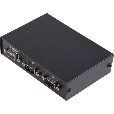 Commutateur de partage de données RS232 : connecteur DB 9 broches mâle/femelle série 2 entrées, 1 sortie (1/5)