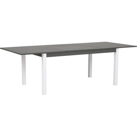 Ausziehbarer Gartentisch PANCOLE 168/248 cm 100 cm Metall Grau (1/5)