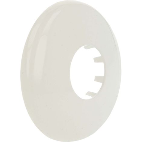 tecuro Universal Siphonrosette Ø 85 mm für Wandrohr Ø 32 mm, weiß, Kunststoff
