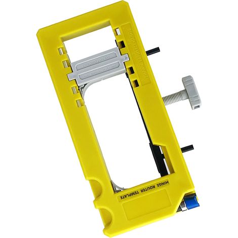 Gabarit de charnière en plastique 3‑5 po, rayon 1/4‑5/8 po, modèle de défonceuse pour menuiserie (1/5)
