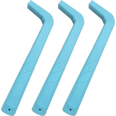 Paille anti-hoquet, stoppe immédiatement le hoquet, paille bleue (1/5)