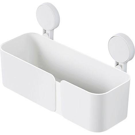 Boîte de rangement murale sans perçage, boîte de rangement suspendue grande capacité (1/5)