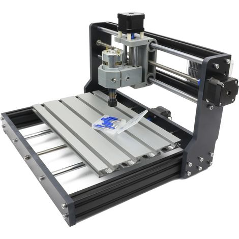 Machine de fraisage CNC, Contrôle GRBL, Compatibilité matérielle polyvalente, 3018 Pro, Pas de contrôle manuel, Ajouter 2,5W Laser (1/2)