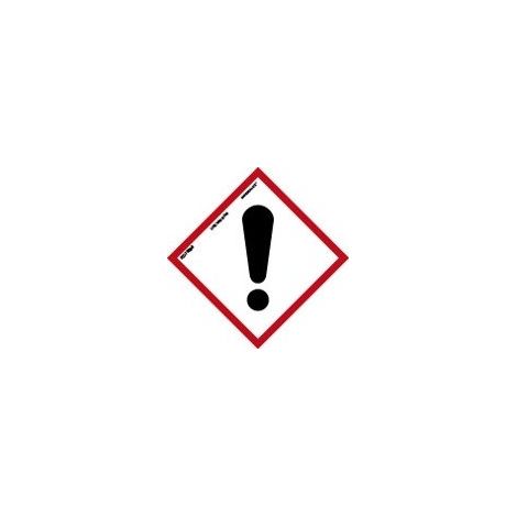 Señal de seguridad Productos Químicos Irritables SEKURECO                         ADHESIVO DE VINILO 150 x 150 (1/2)