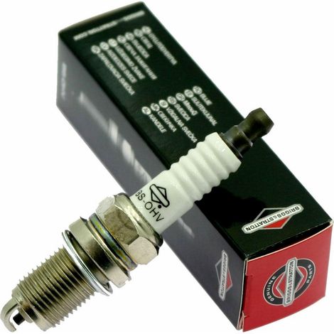 Bougie moto Briggs et Stratton 992304 – Ø culot 14 mm – Compatible moteurs 700/800/950 Series – Remplace NGK BKR5E – Mcculloch
