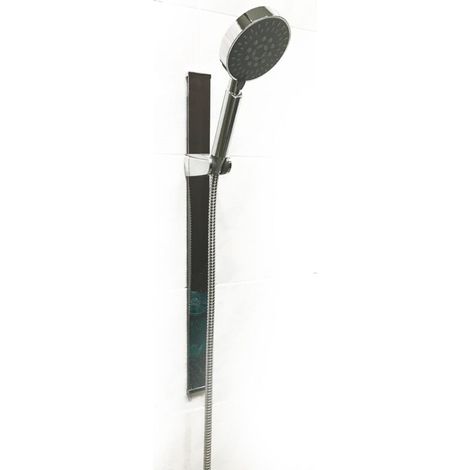 Barre De Douche A Coller - 60 5 Cm - Flexible 150 Cm - Douchette Multi Jets Effet Pluie - 1 Piece (1/5)