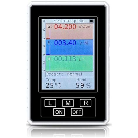 Compteur de détecteur de rayonnement nucléaire Professionnel de Haute précision, détecteur de radioactivité, testeur de données Beta Gamma X Ray, en marbre pour Les inspections EMF