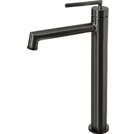 Essebagno Portofino Miscelatore per lavabo alto grigio gun metal