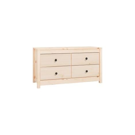 Armoire latérale 100x40x54 Bois de pin massif (1/5)