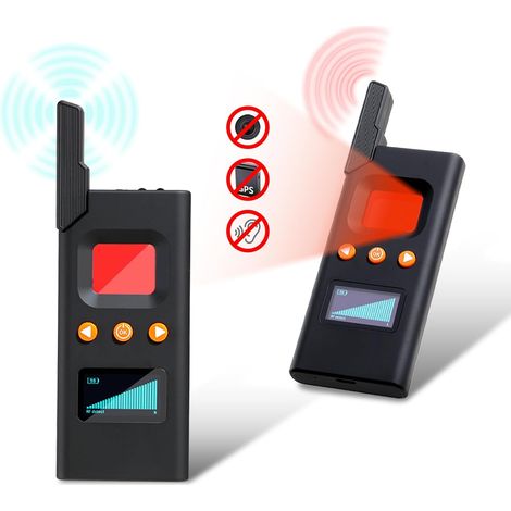 Détecteur Professionnel de Caméras Cachées & Micros – Anti-Espion, Scanner RF sans Fil, Traqueur d'Appareils d'Écoute, Détecteur GPS et Balises Magnétiques – Protecteur de Vie Privée (1/5)