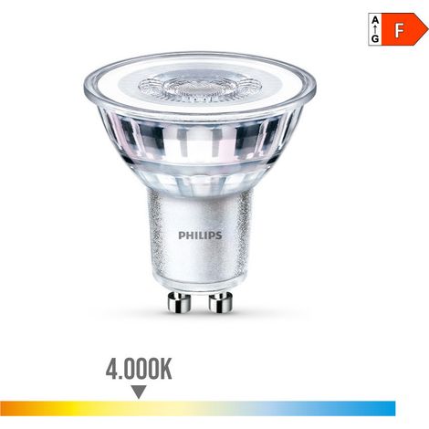 Ampolla LED Gu10 4,6W 390lm 4000K Luce diurna ø5x5,4cm Philips