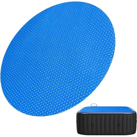Couverture solaire chauffante à bulles pour piscine spa ou bassin en PE 24 m pour jardin terrasse été comme hiver (1/5)
