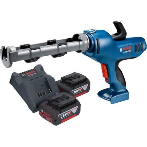 Bosch GCG 18V-310 Professional Akku Kartuschenpresse 18 V 310 ml 3,5 kN + 2x Akku 4,0 Ah + Ladegerät