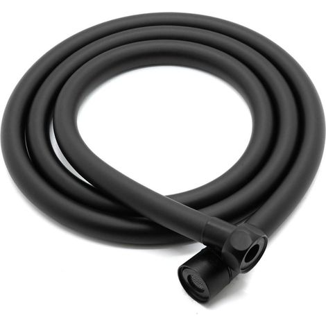 Brauseschlauch 1,5m Schwarz mit Filter, Knickfest, G1/2 Anschluss (1/5)