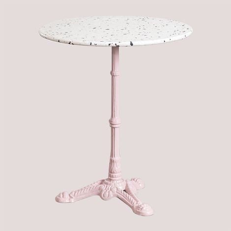 Tavolo Bar Rotondo in Terrazzo (Ø60 cm) Volutto SKLUM