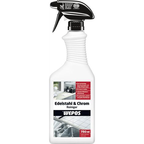 Wepos Edelstahl- und Chromreiniger 750 ml Reiniger