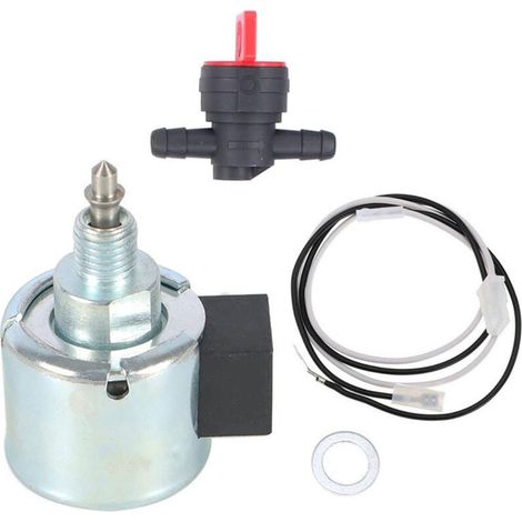 Solénoïde (Électrovanne) de Rechange pour Tondeuse et Équipements de Jardin - Compatible avec les Références 846639 et 694393 (1/5)