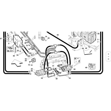 MOTORE ORBITALE HRS200 ORIGINALE KUBOTA GIANNI FERRARI 95409000001