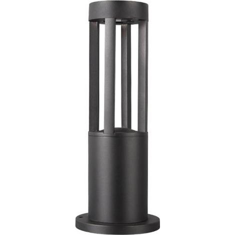 éclairage extérieur lampe de socle avec détecteur de mouvement , borne lumineuse pour jardin et terrasse , Aluminium noir , IP65 , H 40 cm , E27 (1/5)