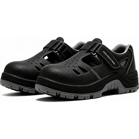 Chaussures de sécurité montantes homme cuir gaufré CJ0011 taille 38 anti-écrasement anti-perforation cj0011 38 1,5 kg – Livraison gratuite