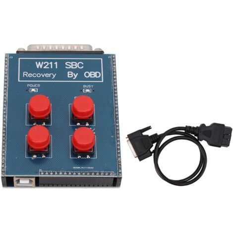 Strumento di ripristino OBD2 SBC, dispositivo di riparazione ABS in metallo di ricambio per Mercedes Benz W211 R230 blu (1/5)