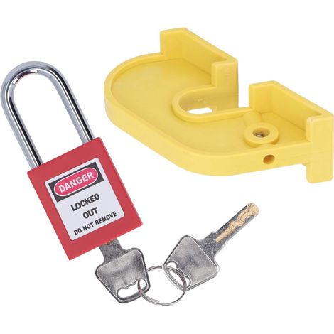 Verrouillage de Disjoncteur Industriel Résistant à L'usure avec Cadenas de sécurité de 38 Mm pour L'industrie électrique (1/5)