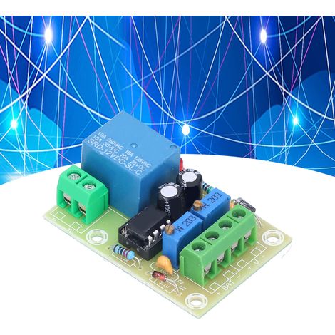 Carte de contrôle de charge de batterie XH-M601 : module de contrôle de protection contre la surcharge, arrêt automatique de la batterie 12 V en cas de charge complète. (1/5)