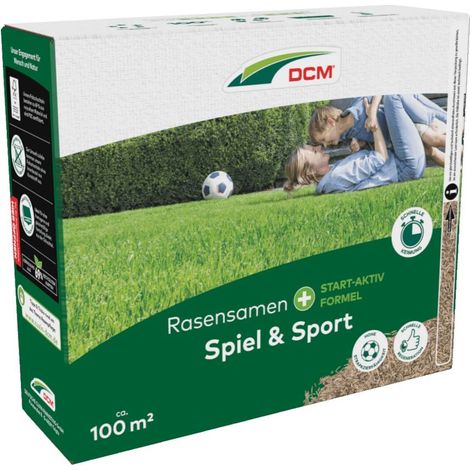 DCM Graines de gazon pour terrains de jeux et terrains de sport, 2 kg – Aménagement et entretien