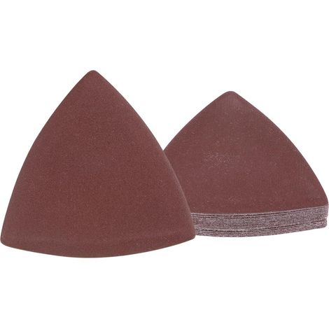 15 Blatt Schleifpapier für Exzenterschleifer – [Körnung 400, 3-1/8"] Sortierte dreieckige Schleifblätter mit Klettverschluss