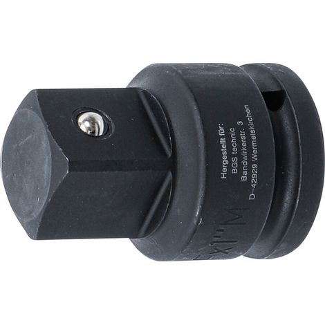 BGS Kraft-Steckschlüssel-Adapter Innenvierkant 20 mm (3/4") - Außenvierkant 25 mm (1") (1/3)