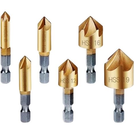 6-teiliges 6-19 mm Bohrer-Set