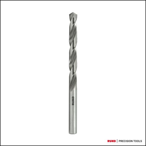 RUKO Spiralbohrer DIN 338 Typ N HSS geschliffen, mit Kreuzanschliff Ø 3,3 x 65 x 36 mm 10 Stk (1/2)
