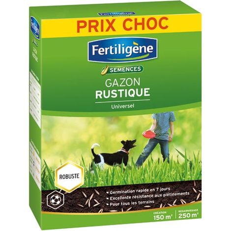 FERTILIGENE - Gazon rustique universel 150m² 3.75kg (1/5)