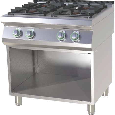Fourneau à gaz avec soubassement RM - SPS 780 G - RM Gastro