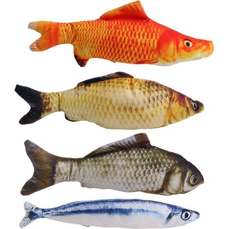 Jouet pour chat - Poisson interactif souple - Simulation de poisson (1/5)