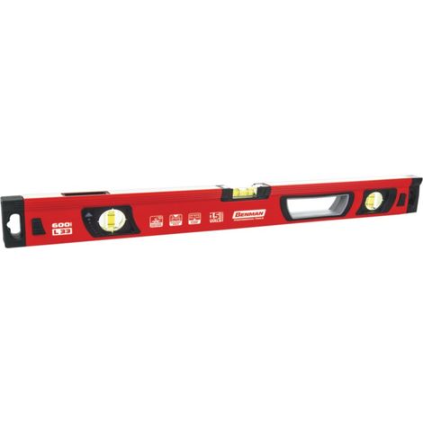Benman l33 livella da 150cm a tre bolle di precisione con 2 impugnature