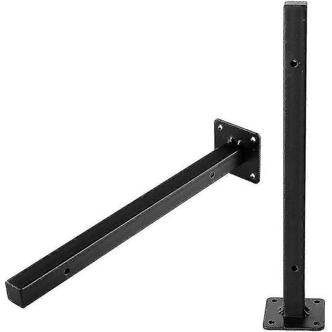 Hochleistungsfähige Wandregalträger – 300 mm verdeckte industrielle Metallregalträger zur Wandeinbaumontage