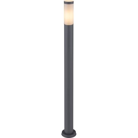 Wegeleuchte BOSTON aus Edelstahl in Anthrazit & Opal, Höhe 110cm (1/5)