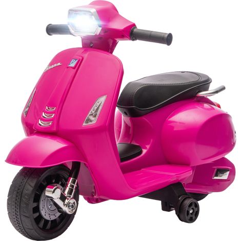 Moto elettrica per bambini 71 x 37 x 52 cm ruote di stabilità faro funzionale sedile ergonomico design di tendenza in PP rosa 210000646