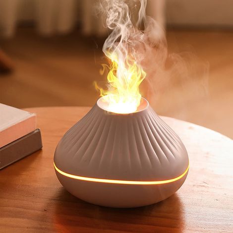 Diffusore di aromi Bonfire – Umidificatore Diffusori di aromi – Diffusore di fragranze Nebulizzatore – Diffusori di aromi per aromaterapia (1/2)