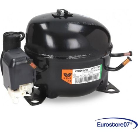Compressore frigorifero / congelatore embraco emt2121gk gas - r404a - lbp 5,2cc (1/3)