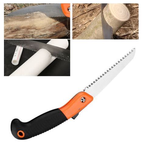 Scie Pliante 150mm 9 Dents pour Élagage Jardin (1/2)