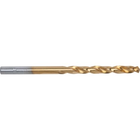 KS Tools 330.4044 HSS TiN Spiralbohrer, 4,4mm, 10er Pck (1/4)
