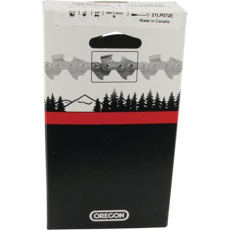Chaîne de tronçonneuse Oregon ,325" 1,5mm 68 maillons Powercut en boite - 21LPX068E ref 21LGX068E