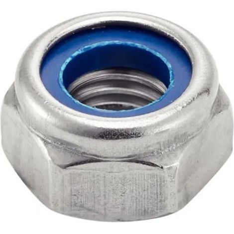 Tuerca hexagonal Acton din 985 m18 inserto de nylon resistente a la corrosión