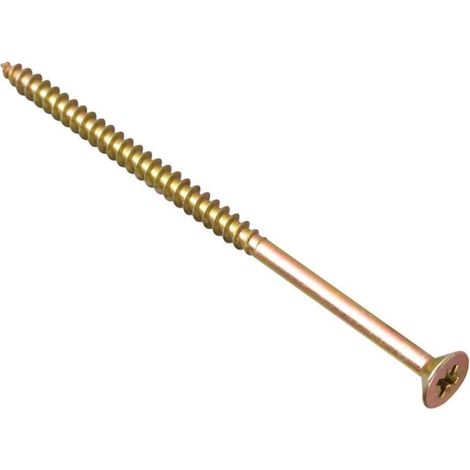 ForgeFix MPS6150Y Multi-Purpose Pozi Compatible Screw CSK ST ZYP 6.0 x 150mm Box 100 FORMPS6150Y