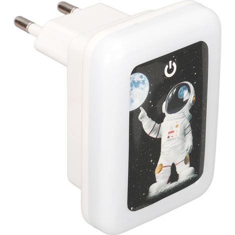USB-Wandladegerät mit zwei Anschlüssen, Touch-Funktion, 5 V, 2,4 A, USB-Ladegerät mit LED-Nachtlicht, EU-Stecker, 110–265 V (1/5)
