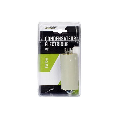 condensateur universel 16uf. (sous coque).