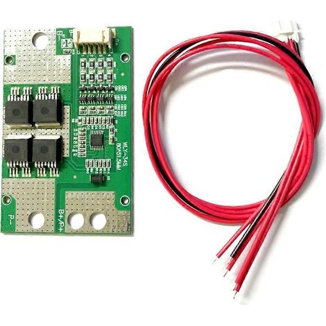 BMS 4S 12,8V LiFePO4 3S 12,8V 4S 14,6V 600A für 3,2V 30Ah bis 280Ah Li-Ionen-Batterien (Autostarter, DIY) (1/5)